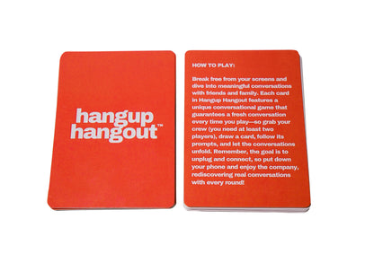 Hangup Hangout Card Game